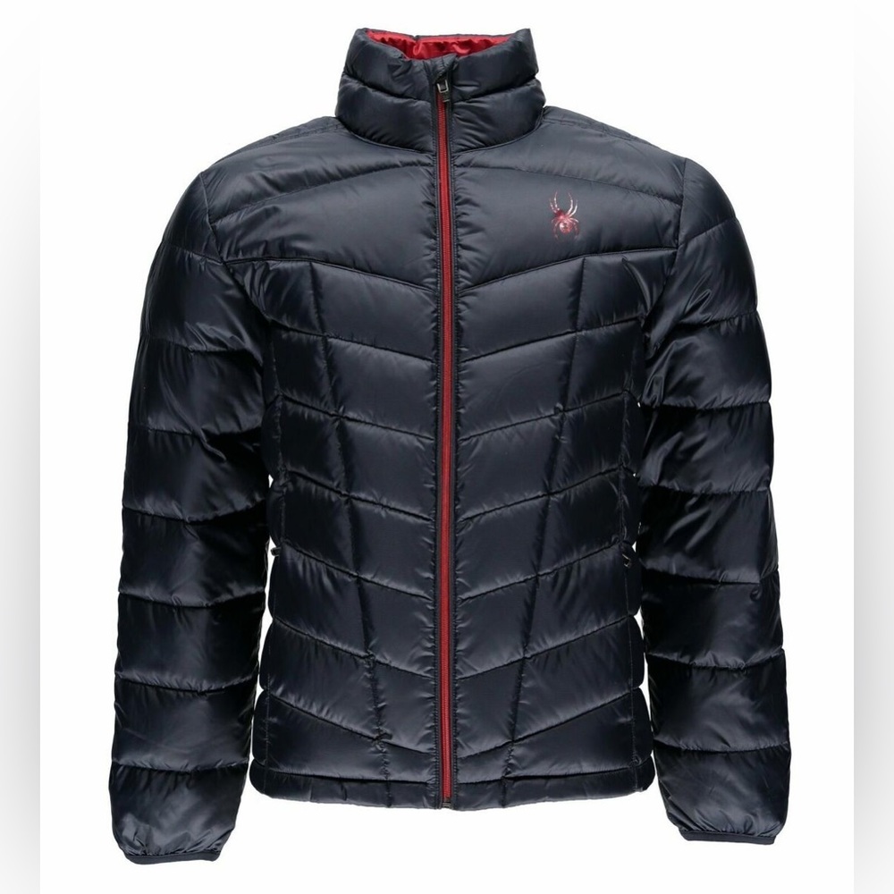 Men’s Spyder Pelmo Down Jacket - Large - Ombre Blue